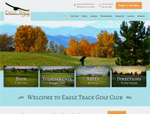 Tablet Screenshot of eagletracegolfclub.com